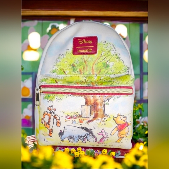 Loungefly Winnie the Pooh & Friends Sletch Mini Backpack NWOT - Picture 15 of 16
